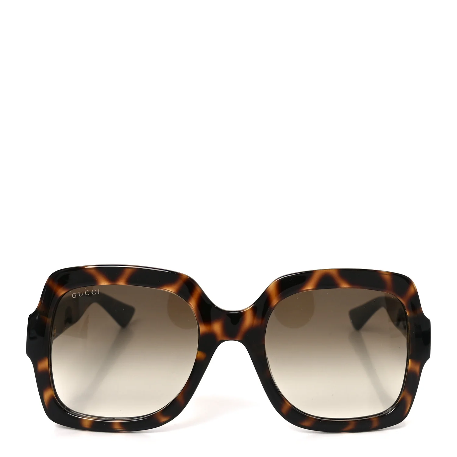 Acetate Square Frame Sunglasses GG1337S Havana - Image 2