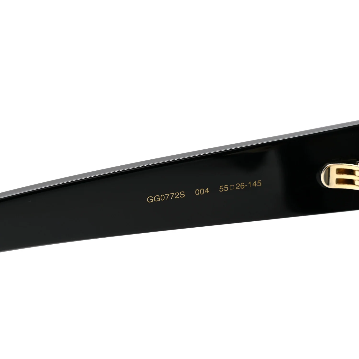 Acetate Square Sunglasses GG0772S Black - Image 5