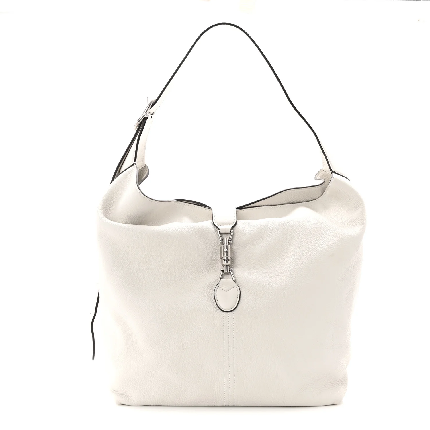 Amour Grane Calfskin Medium Jackie 1961 Crossbody Bag White