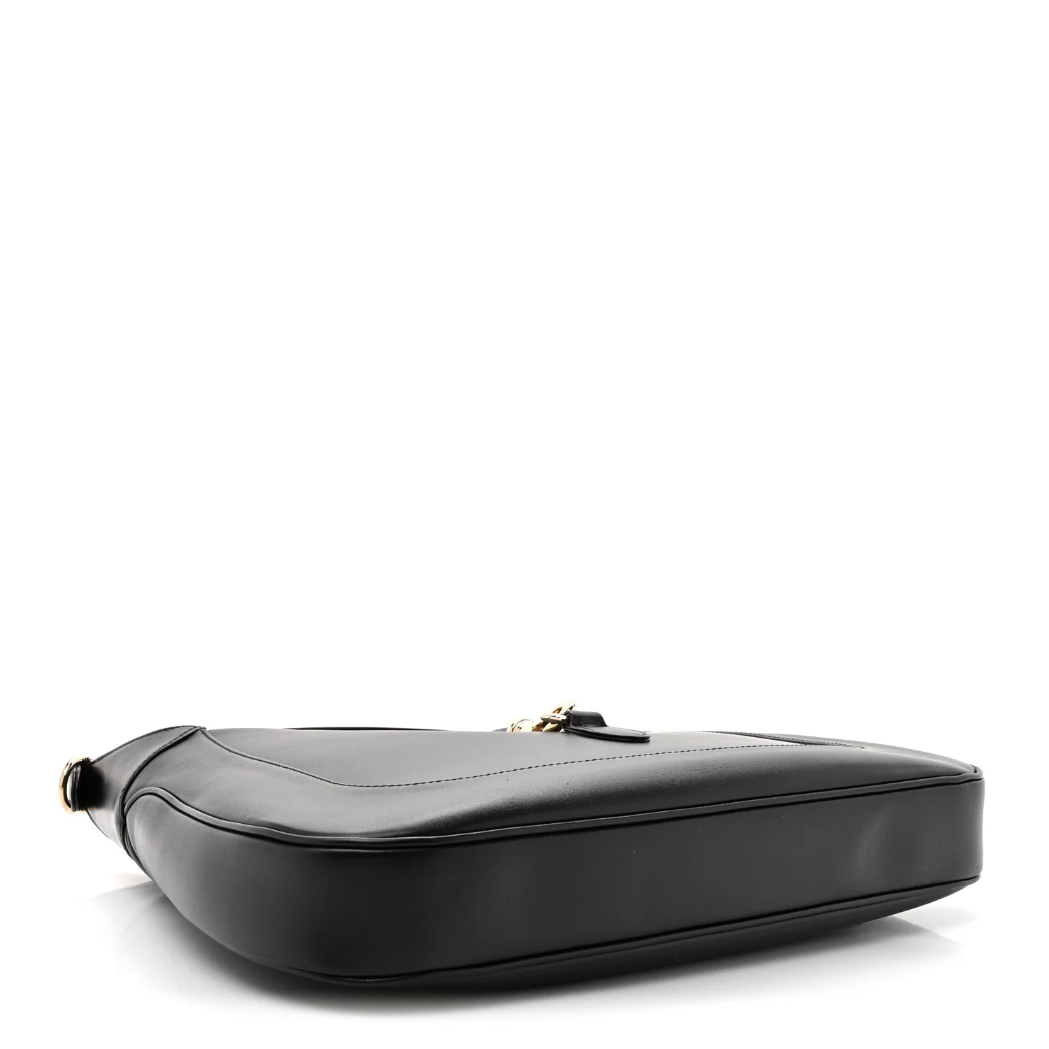Ancora Calfskin Medium Jackie Shoulder Bag Black - Image 4