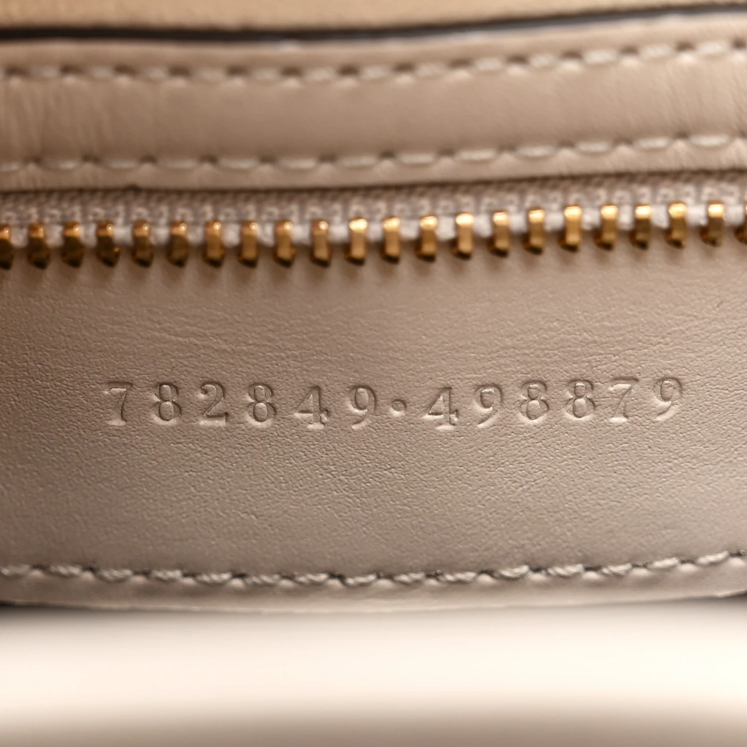 Ancora Calfskin Web Small Jackie Shoulder Bag Light Grey - Image 7