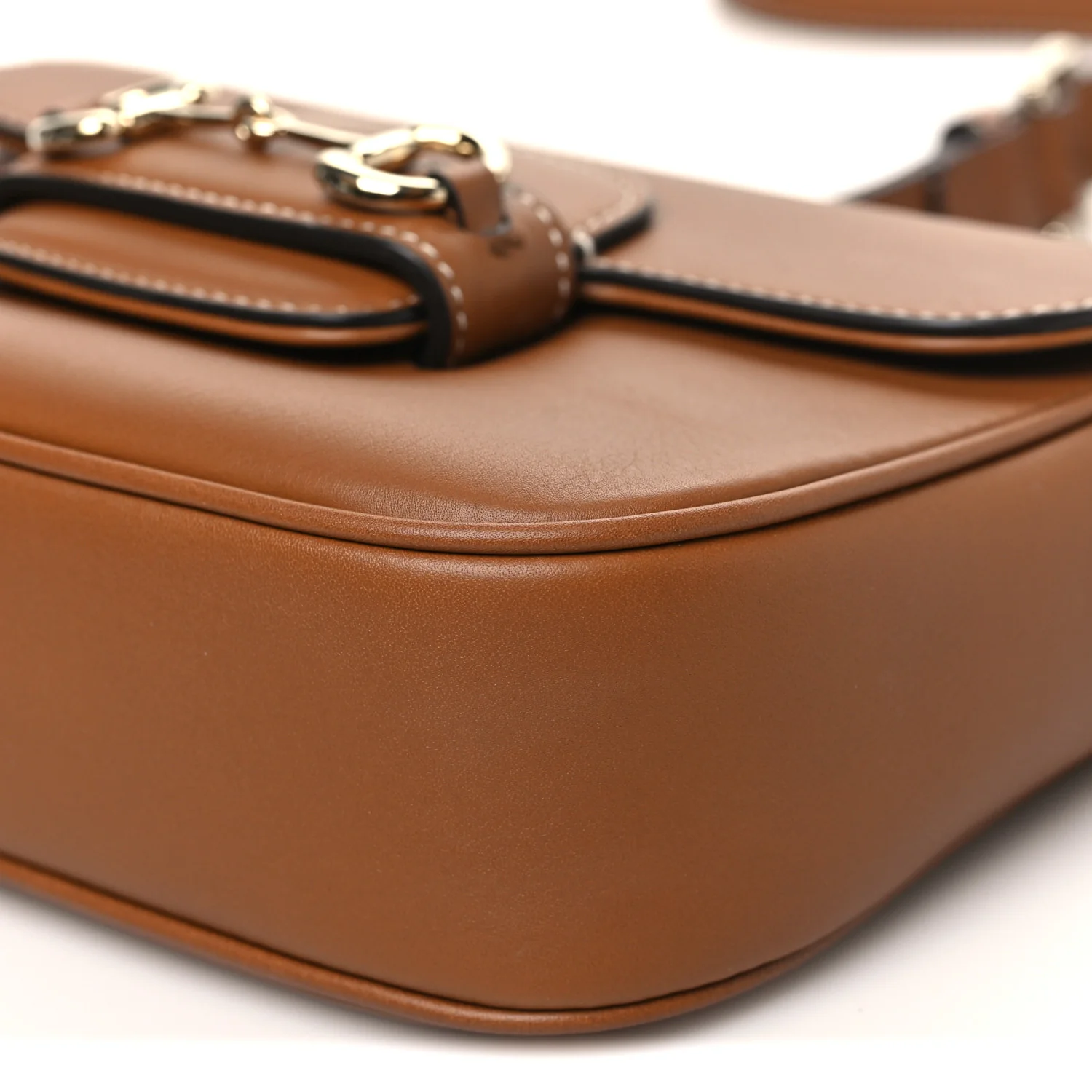 Arabella Calfskin Horsebit 1955 Soft Small Shoulder Bag Sundial - Image 9