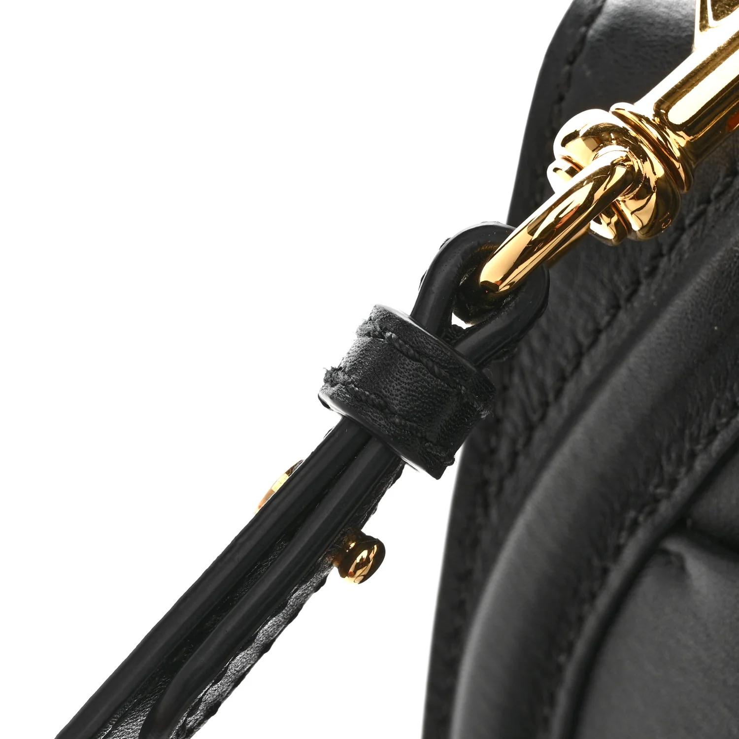 Arabella Calfskin Medium Blondie Top Handle Bag  Black - Image 12