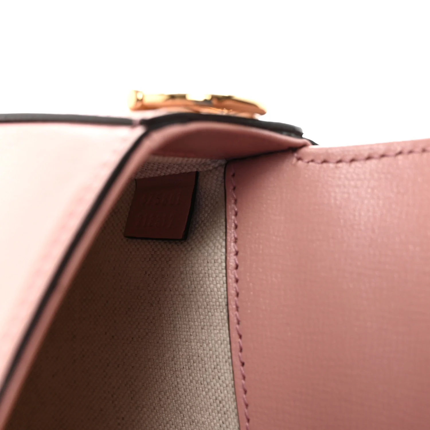 Azalea Calfskin Crystal GG Monogram Mini Horsebit 1955 Shoulder Bag Pink - Image 7
