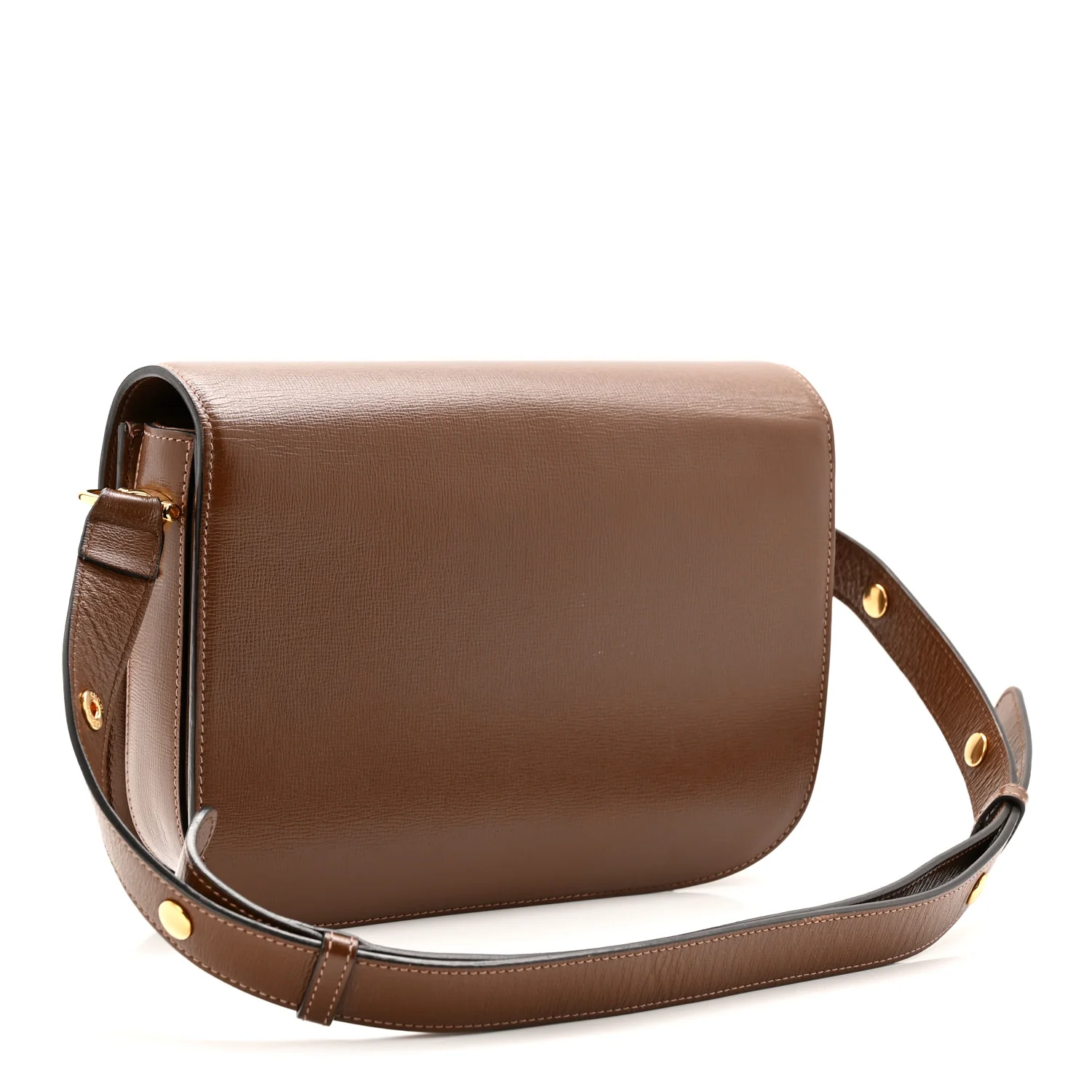 Azalea Calfskin Horsebit 1955 Shoulder Bag Brown Sugar - Image 3