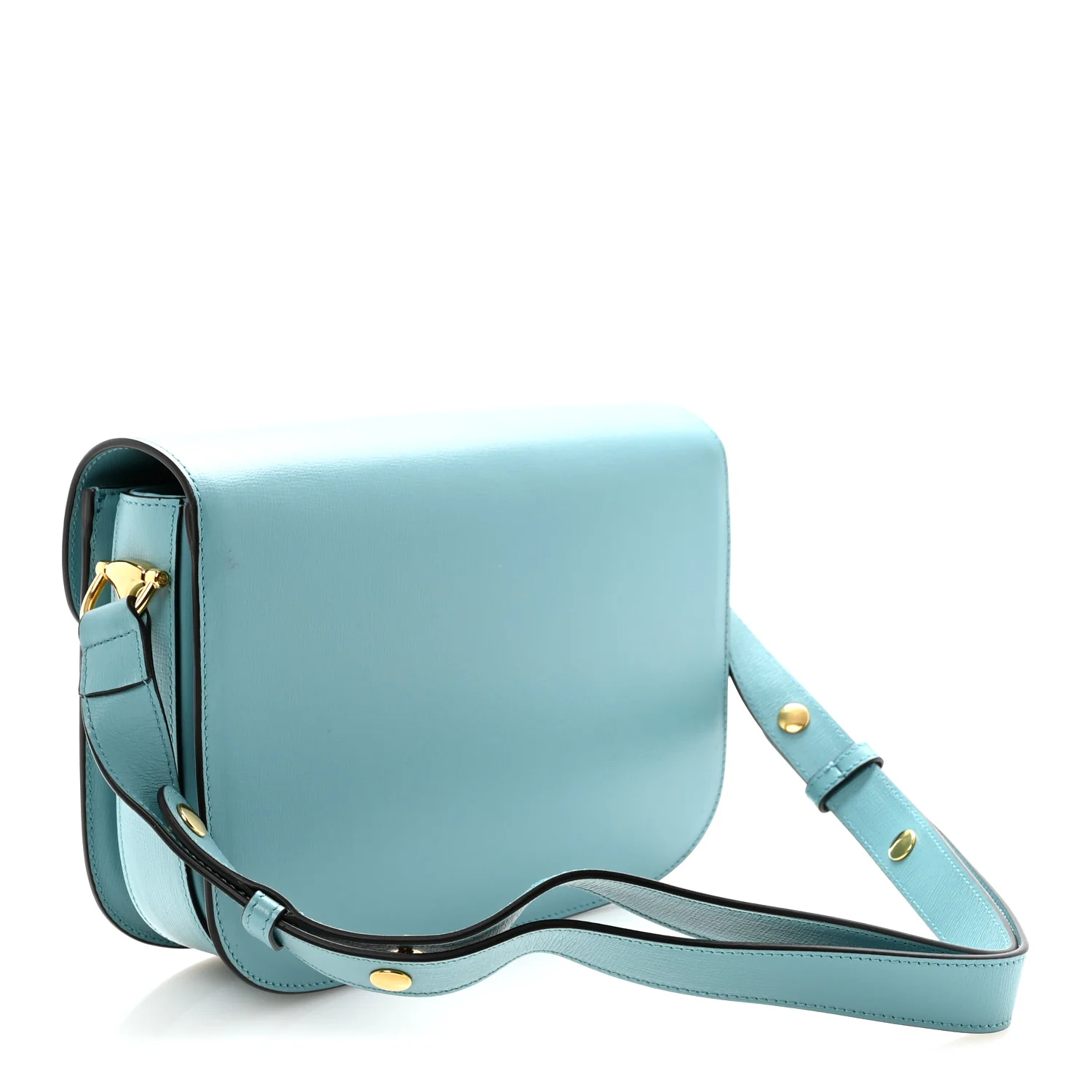 Azalea Calfskin Horsebit 1955 Shoulder Bag Dusty Azure - Image 3