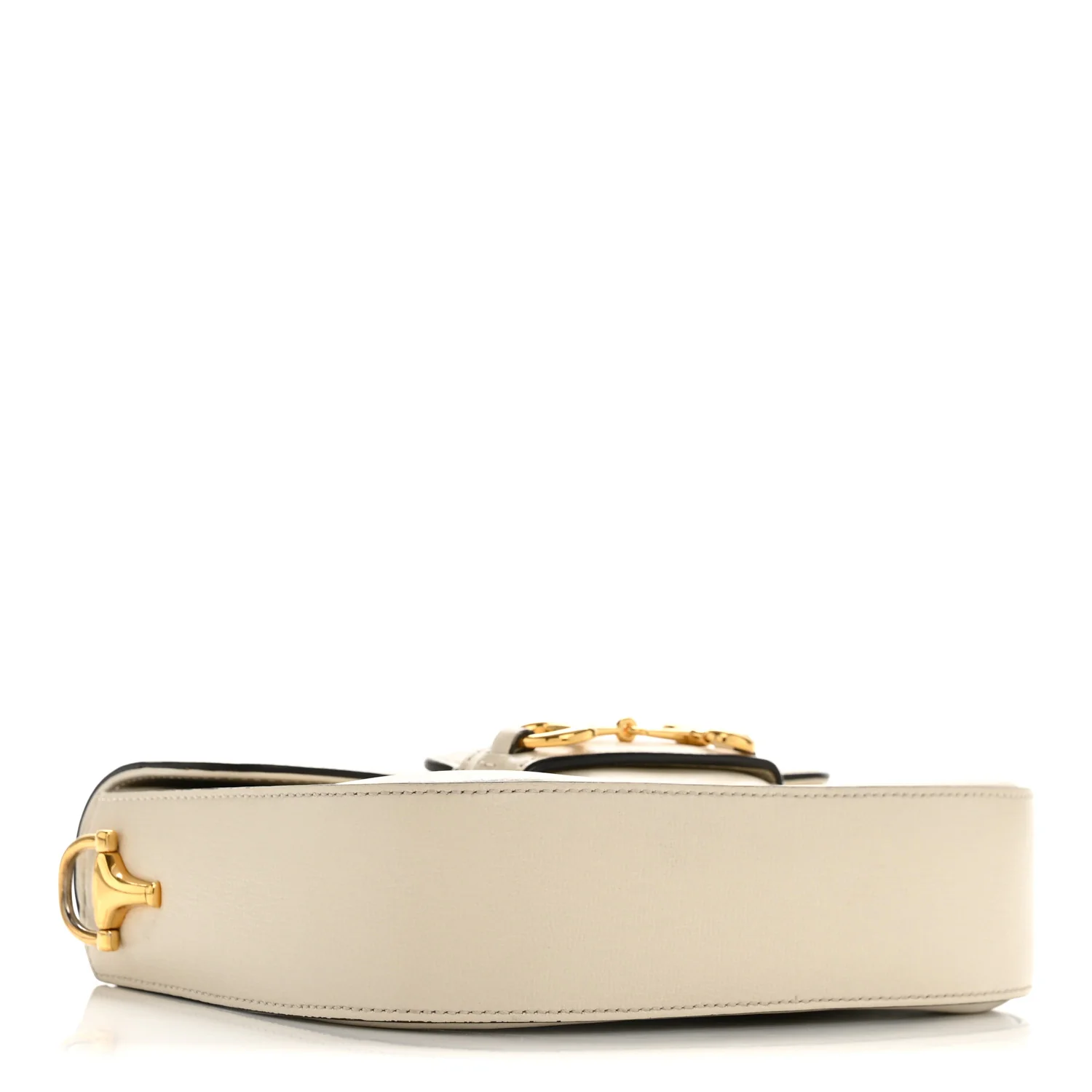Azalea Calfskin Horsebit 1955 Shoulder Bag Mystic White - Image 4
