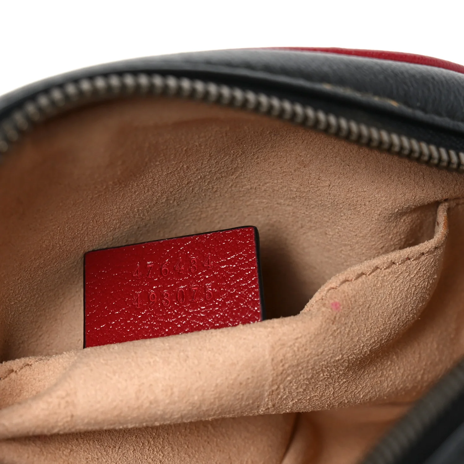 Azalea Calfskin Matelasse Diagonal Torchon GG Marmont Belt Bag 75 30 Black Romantic Cerise - Image 6