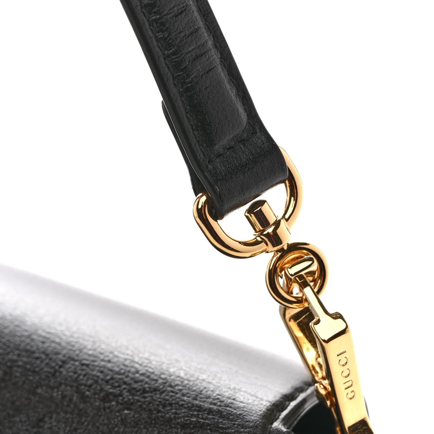 Azalea Calfskin Small Horsebit 1955 Chain Shoulder Bag Black - Image 12