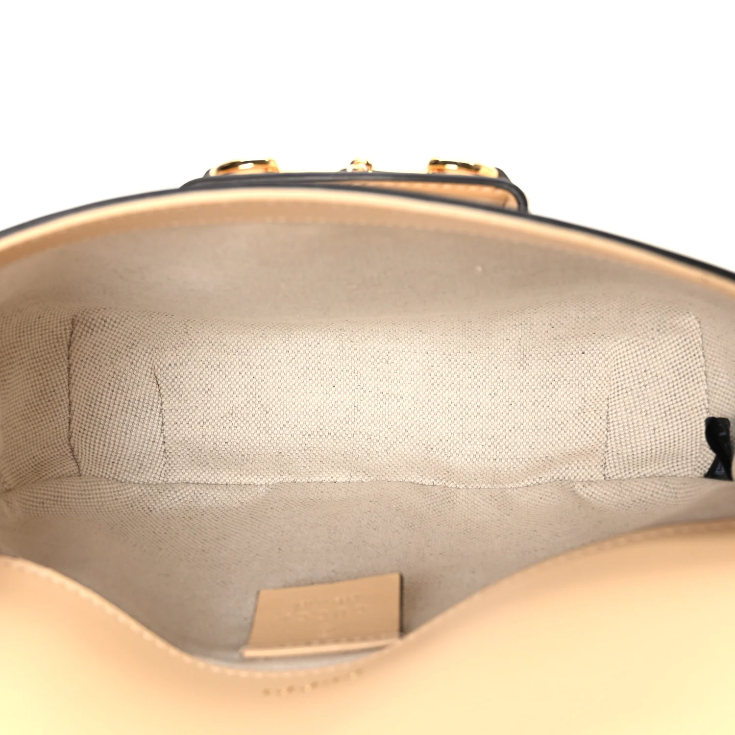 Azalea Calfskin Web Mini Horsebit 1955 Shoulder Bag Bubble Tea - Image 5