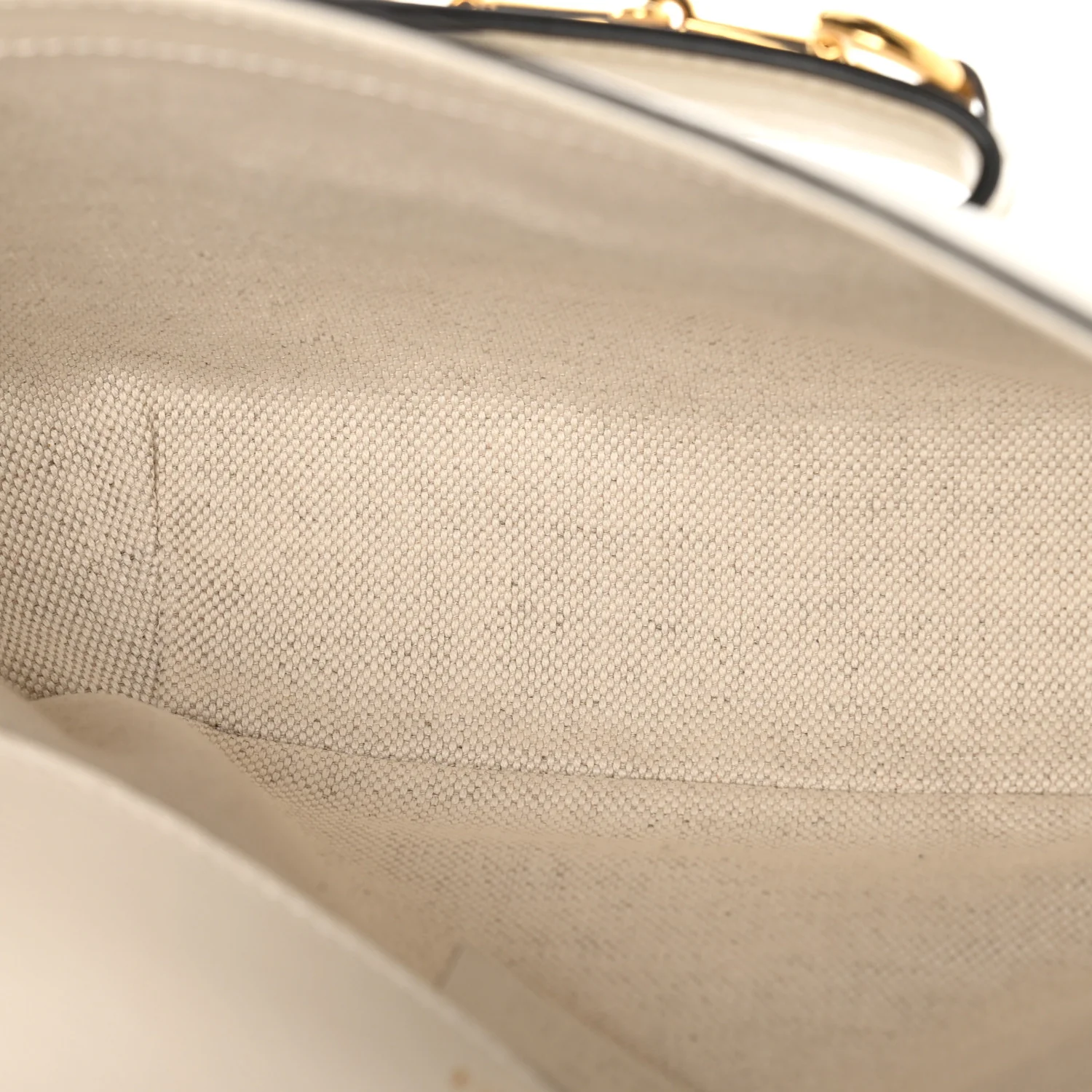 Azalea Calfskin Web Mini Horsebit 1955 Shoulder Bag Mystic White - Image 5