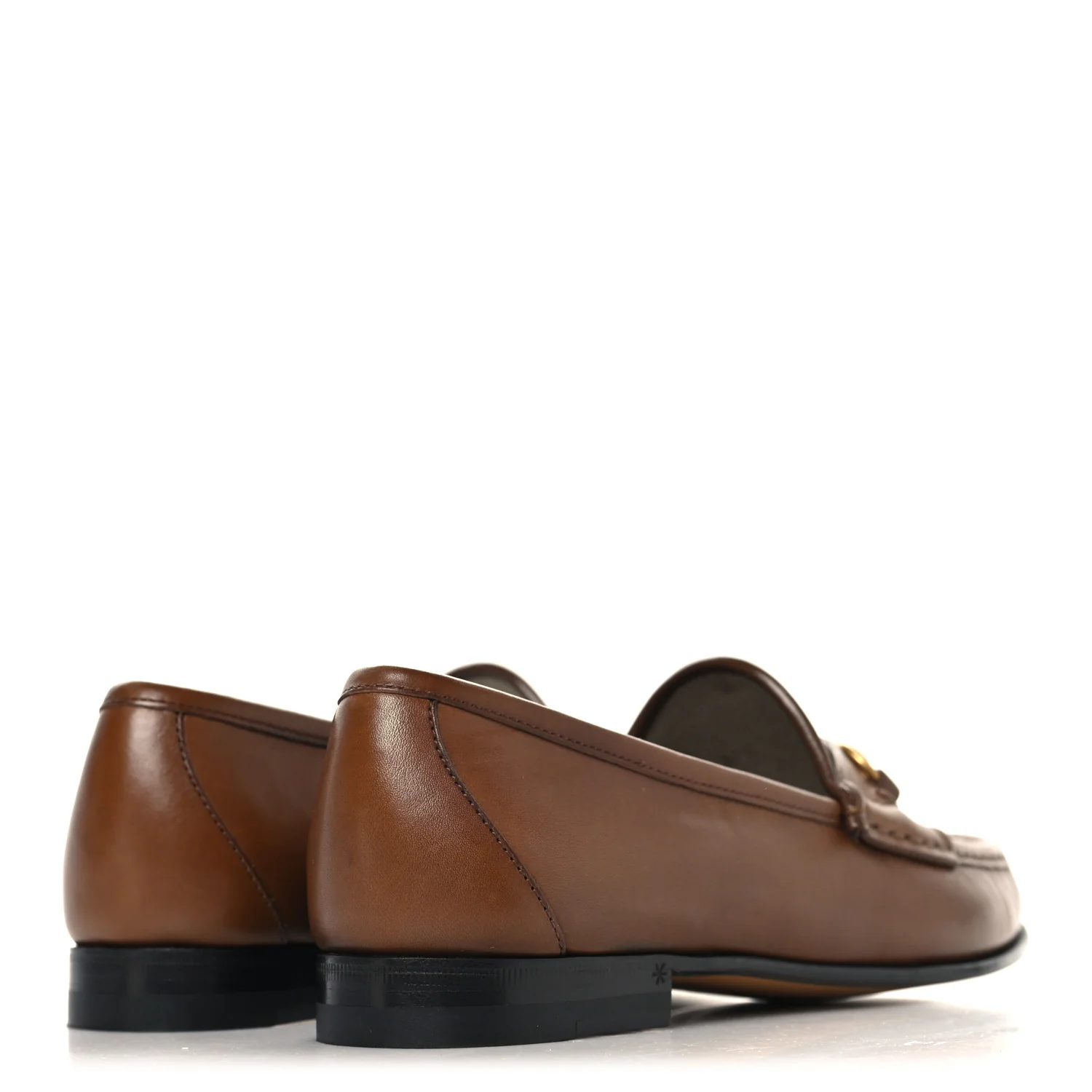 Betis Glamour Calfskin Womens 1953 Horsebit Loafers 37.5 Brown Sugar - Image 5