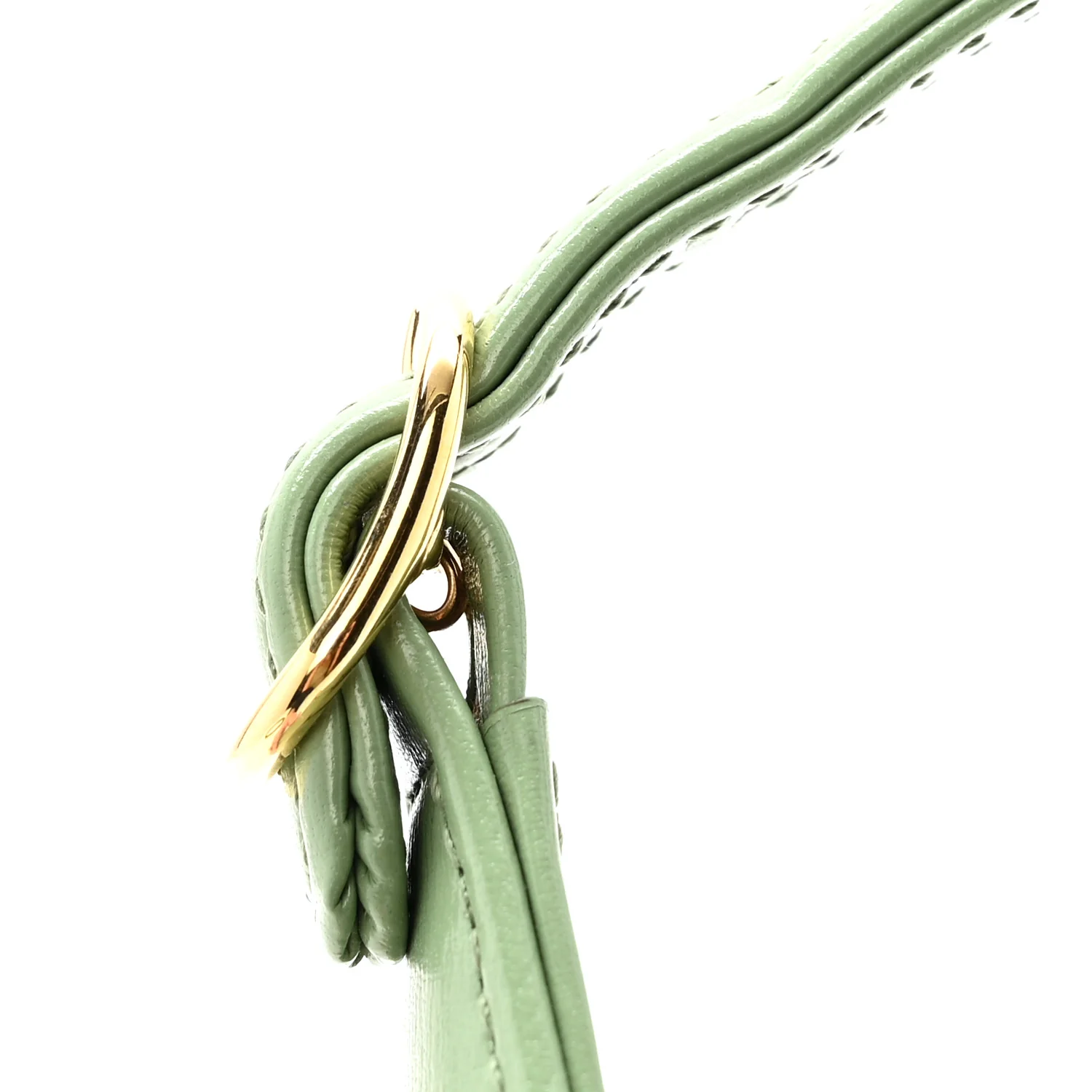 Boarded Dyana Lux Calfskin Mini Jackie 1961 Hobo Green Soil Grass - Image 11