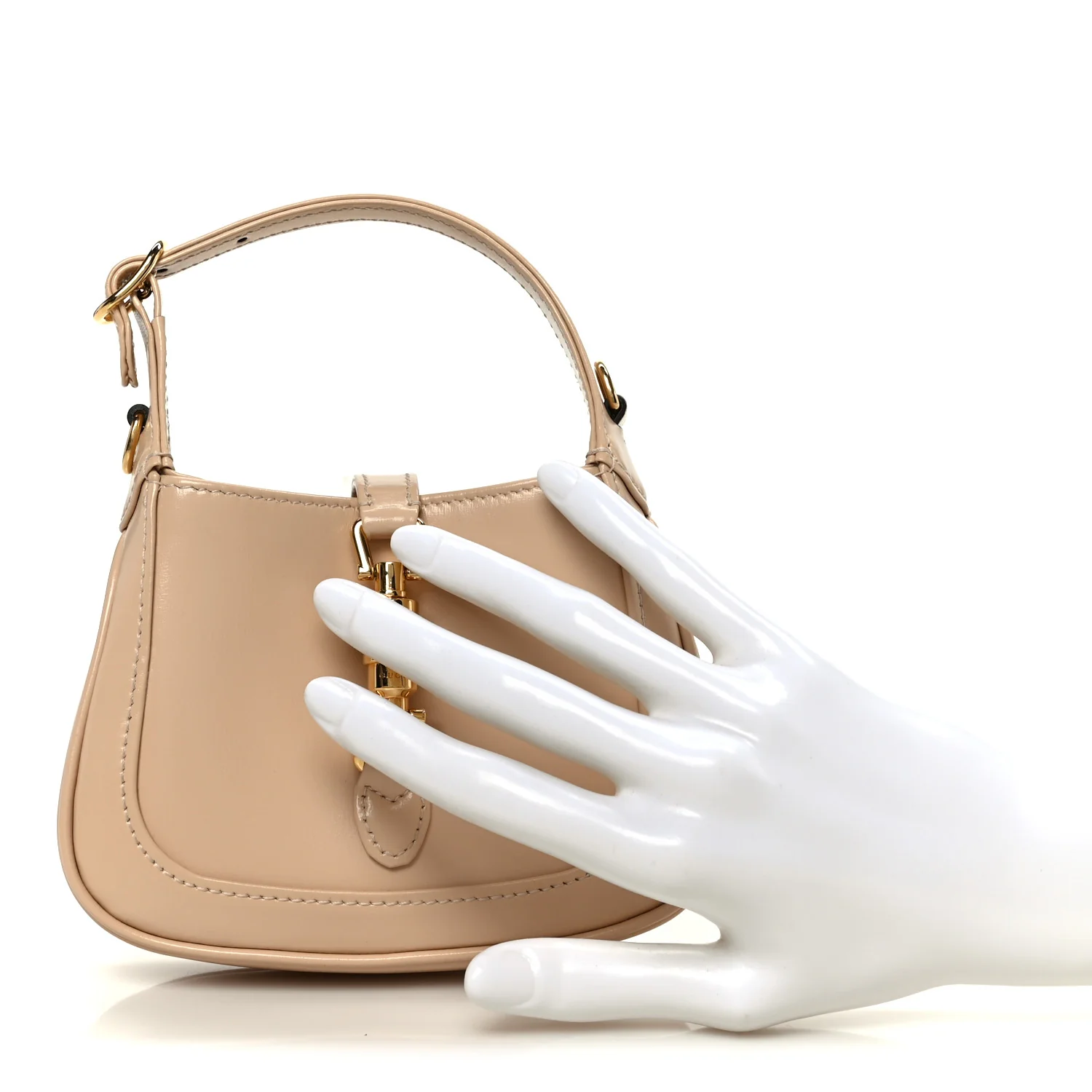 Boarded Dyana Lux Calfskin Nano Jackie 1961 Hobo Souffle Rose - Image 2
