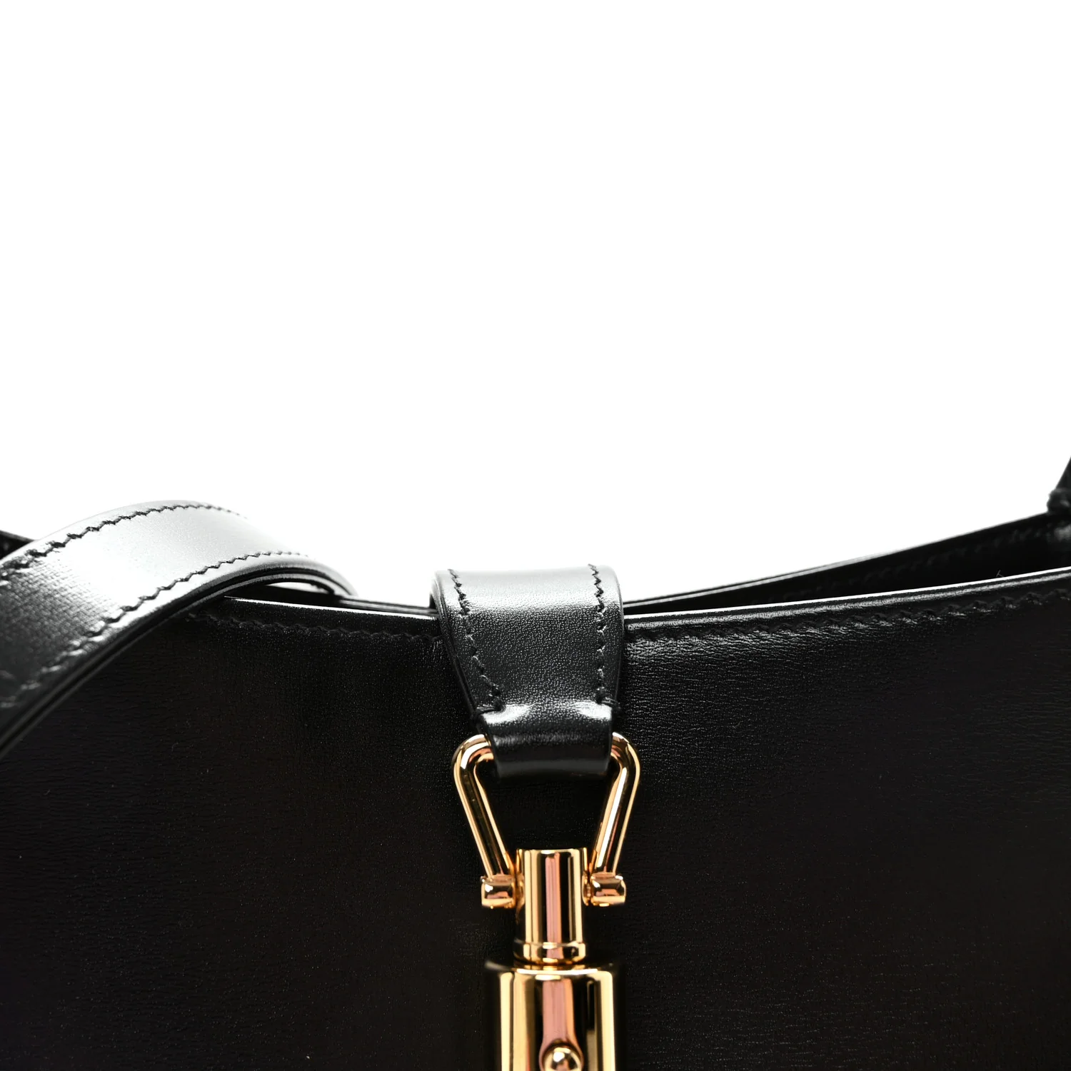 Boarded Dyana Lux Calfskin Small Jackie 1961 Hobo Black - Image 7