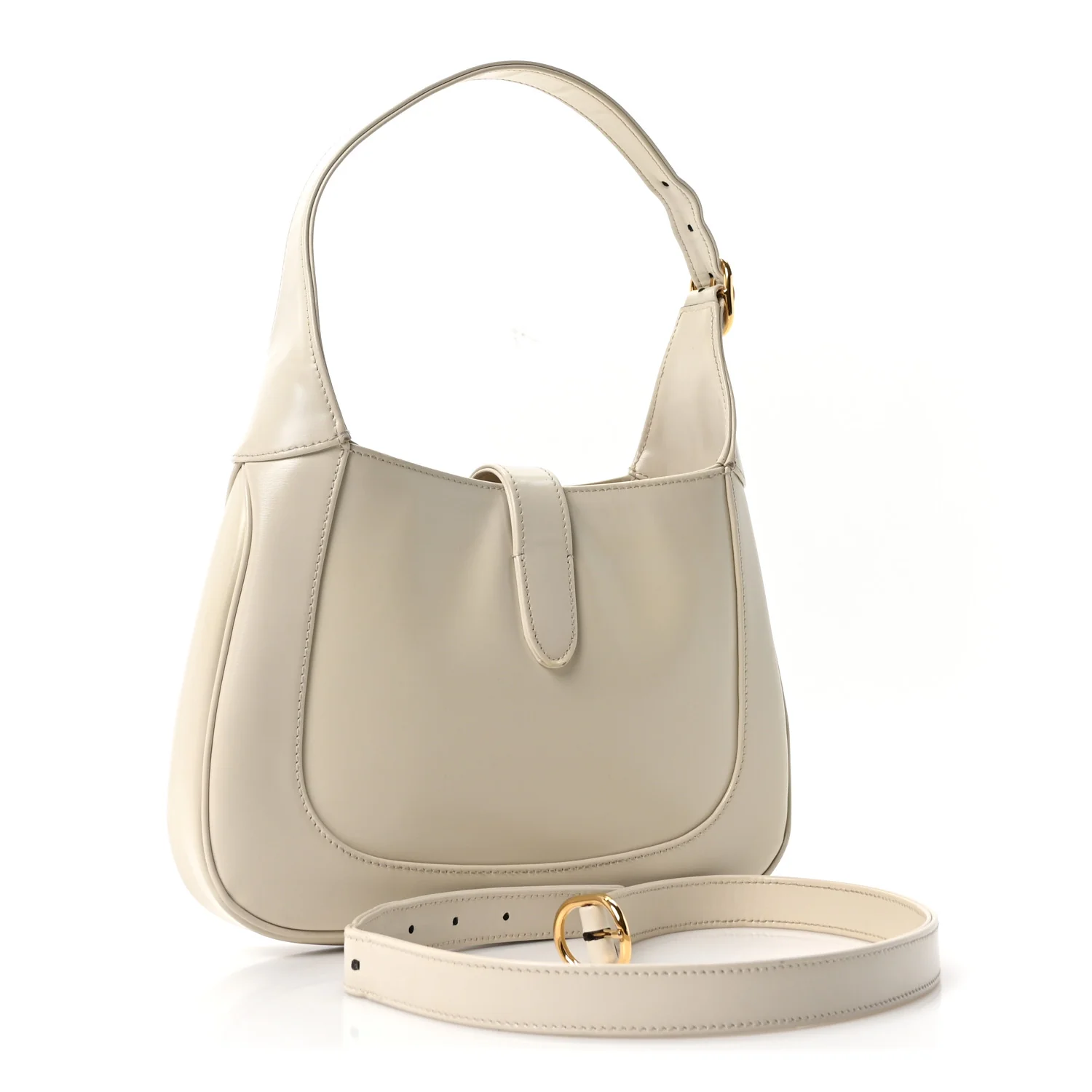 Boarded Dyana Lux Calfskin Small Jackie 1961 Hobo Mystic White - Image 3