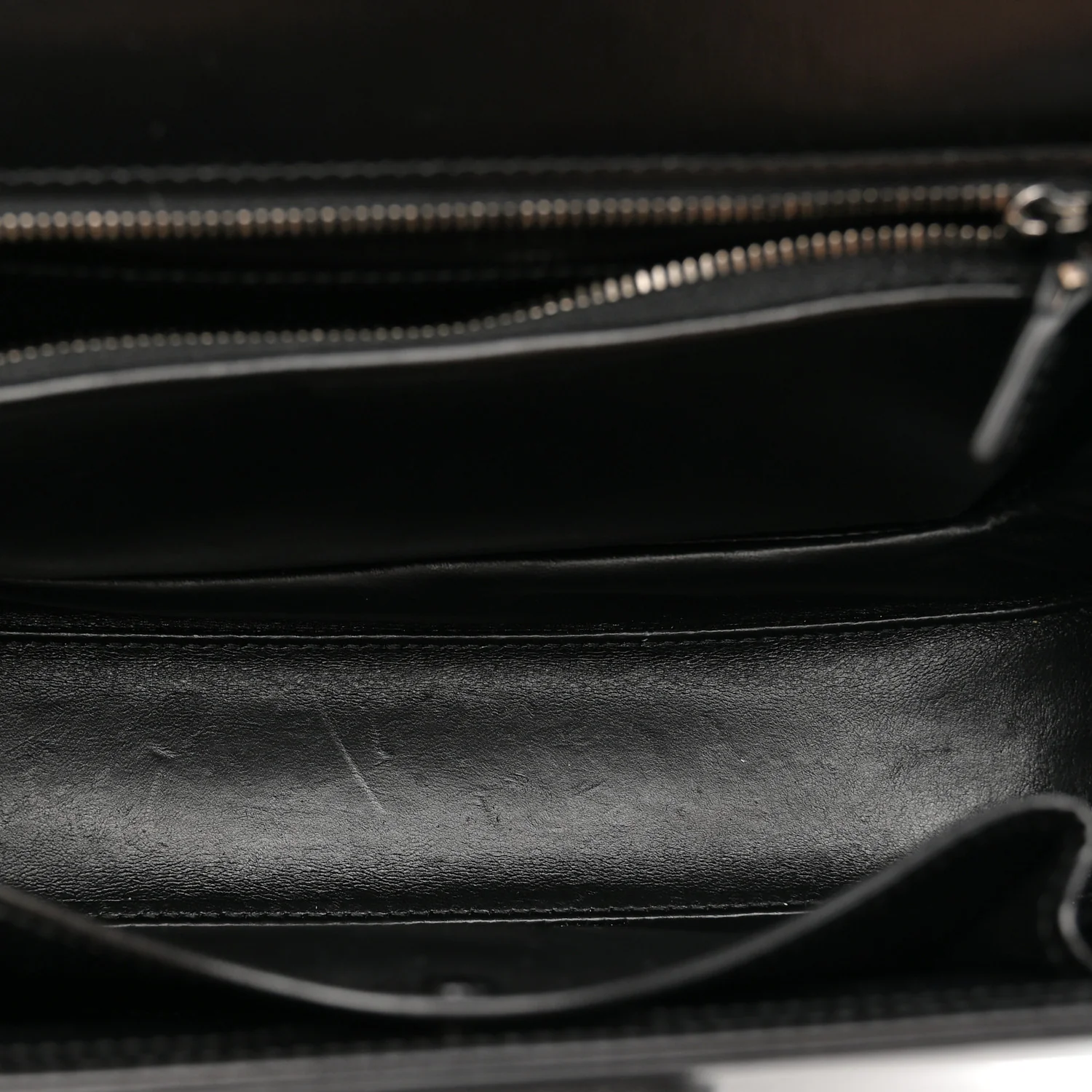 Boarded Dyana Lux Calfskin Web Monochrome Medium Bamboo 1947 Top Handle Bag Black - Image 5
