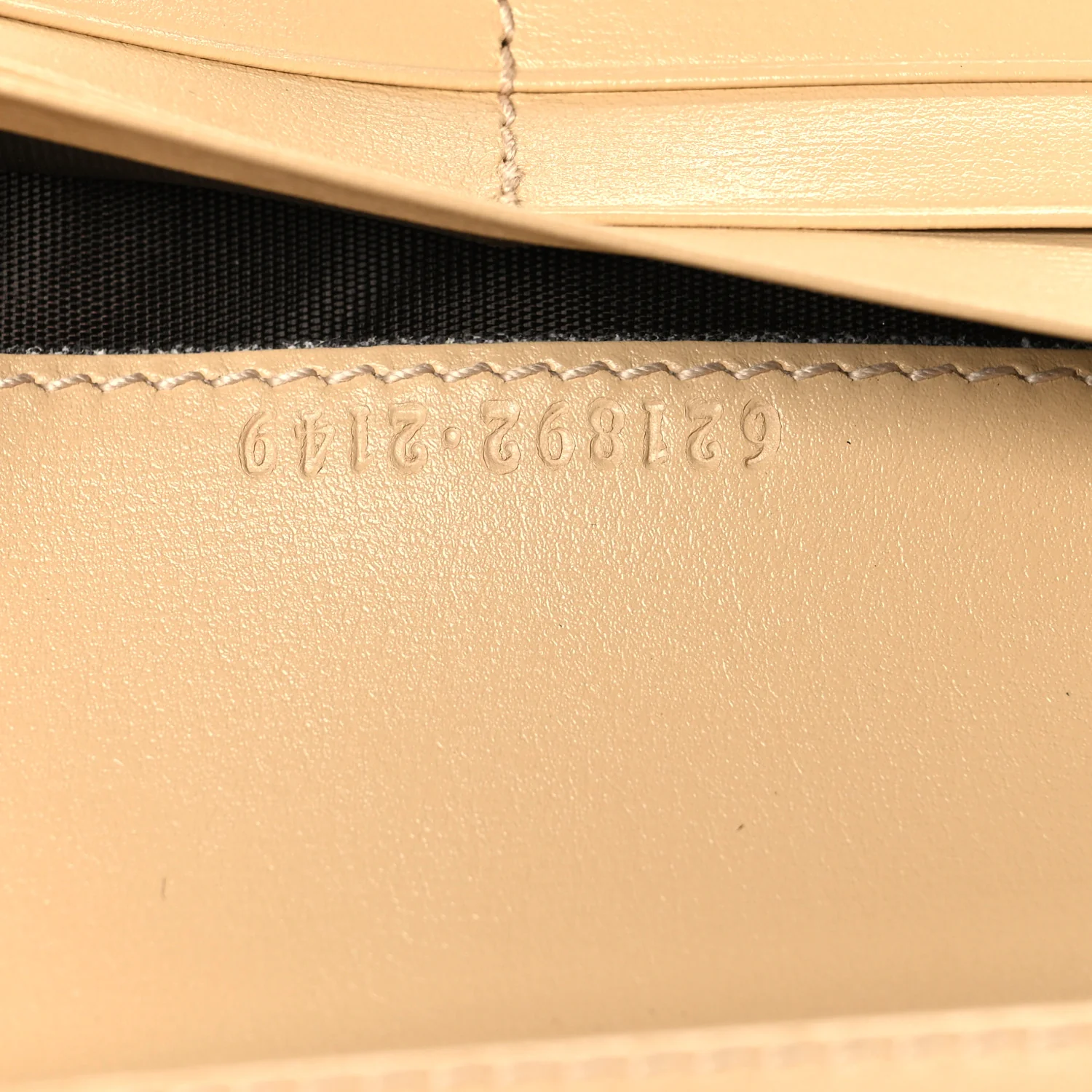 Boarded Plutone Calfskin Horsebit 1955 Wallet On Chain Bubble Tea - Image 7