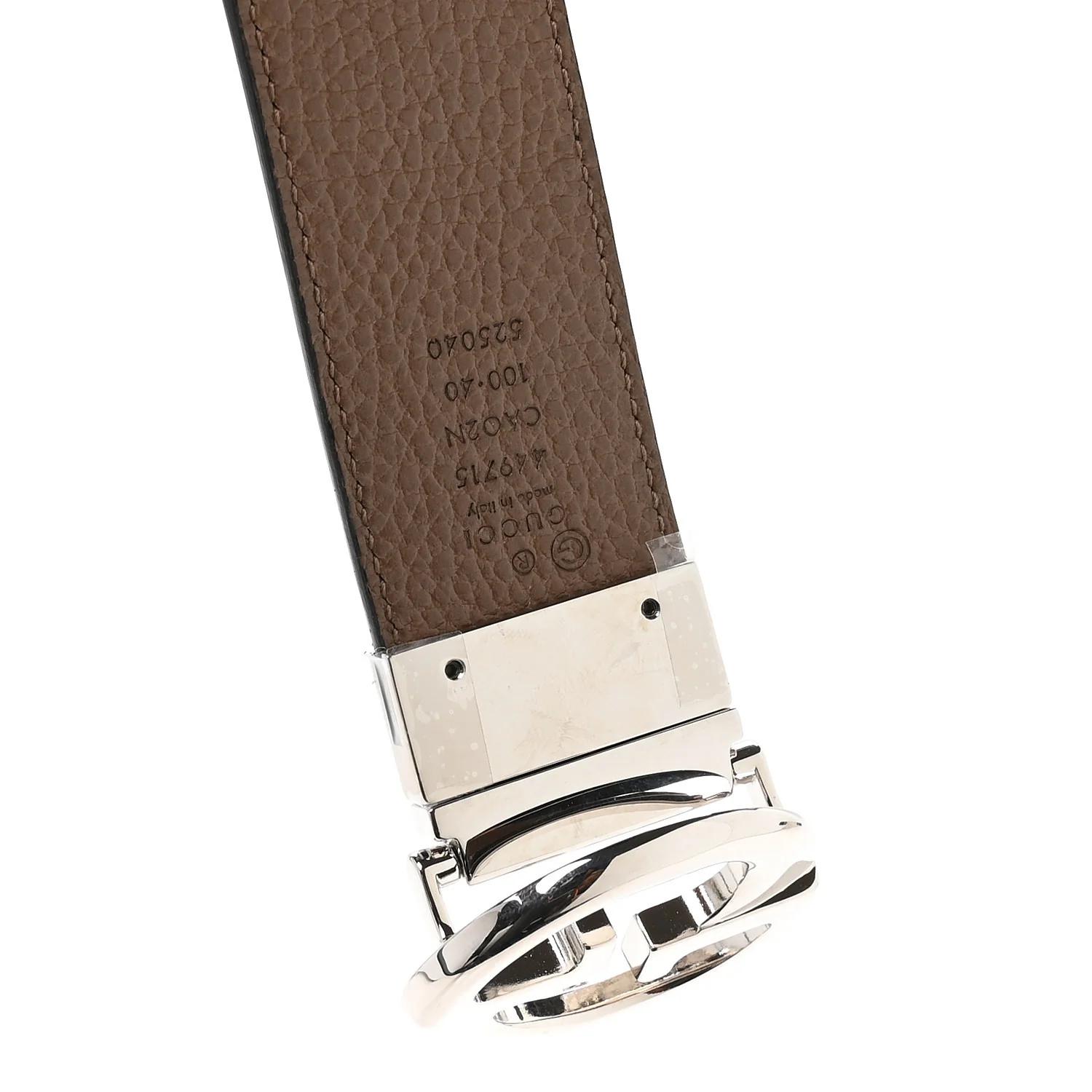 Calfskin 1973 Reversible Belt 100 40 Black Brown - Image 5