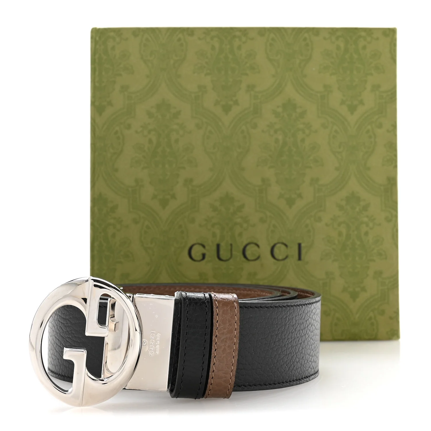 Calfskin 1973 Reversible Belt 100 40 Black Brown - Image 7