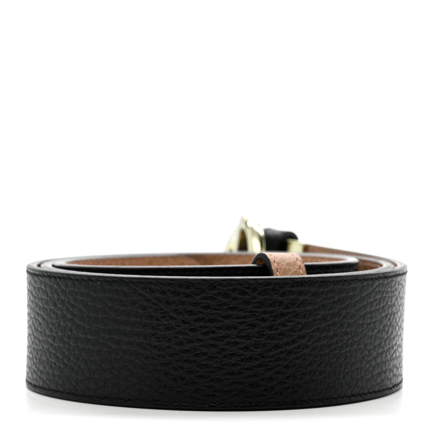 Calfskin 1973 Reversible Belt 95 38 Black Pink - Image 2