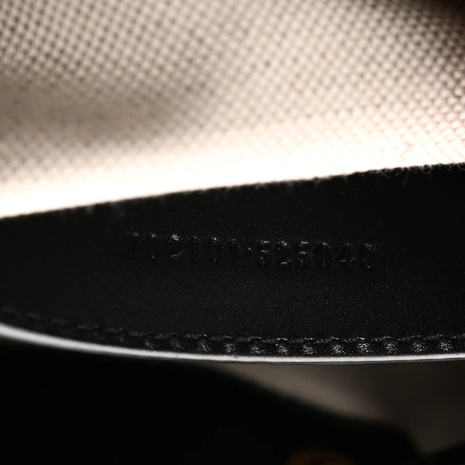 Calfskin Bamboo Backpack Black - Image 7
