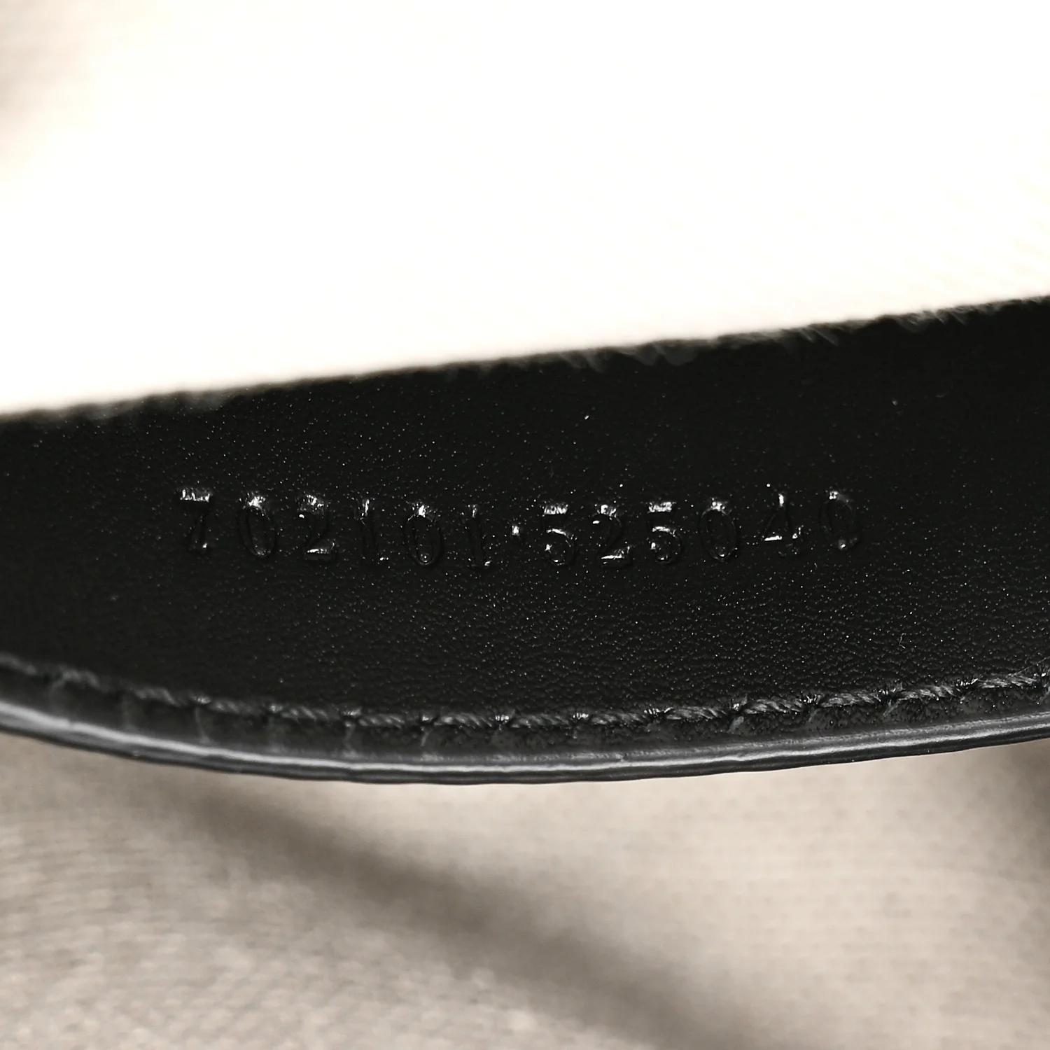 Calfskin Bamboo Backpack Black - Image 7