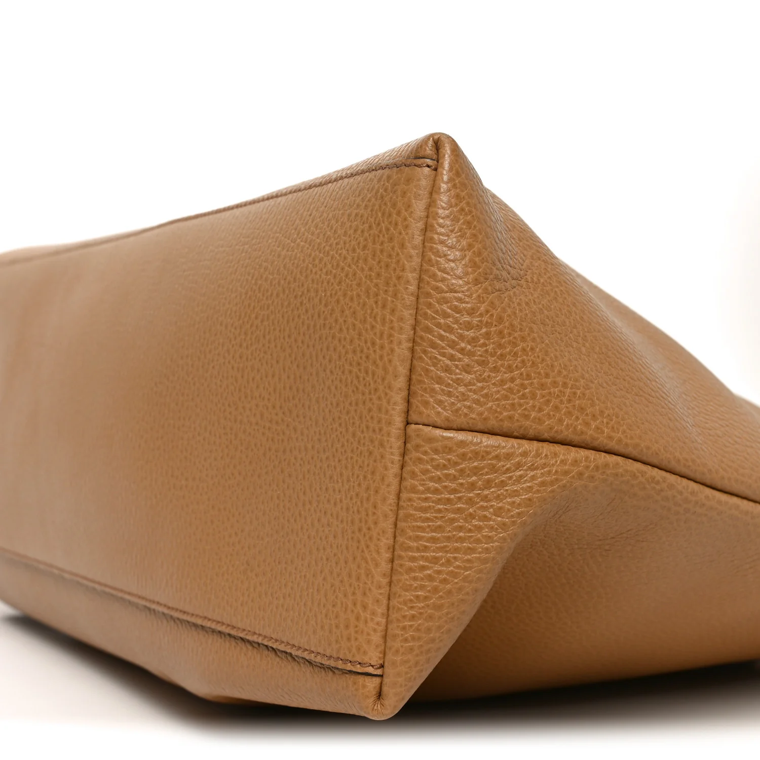 Calfskin Bamboo Tassel Top Handle Tote Whiskey - Image 10