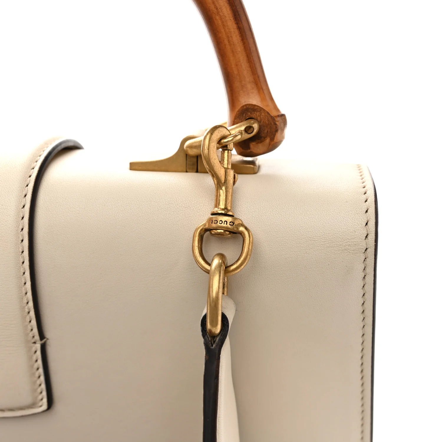 Calfskin Bamboo Web Medium Dionysus Top Handle Bag White Blue Hibiscus Red - Image 12