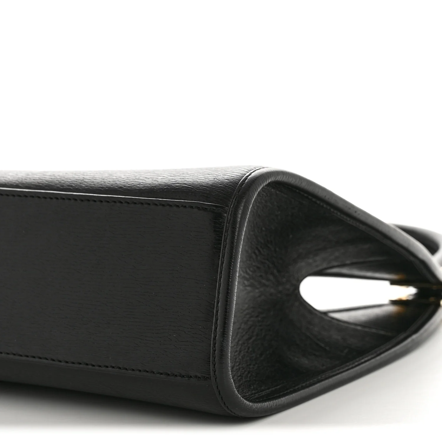 Calfskin Bardot Hobo Black - Image 10