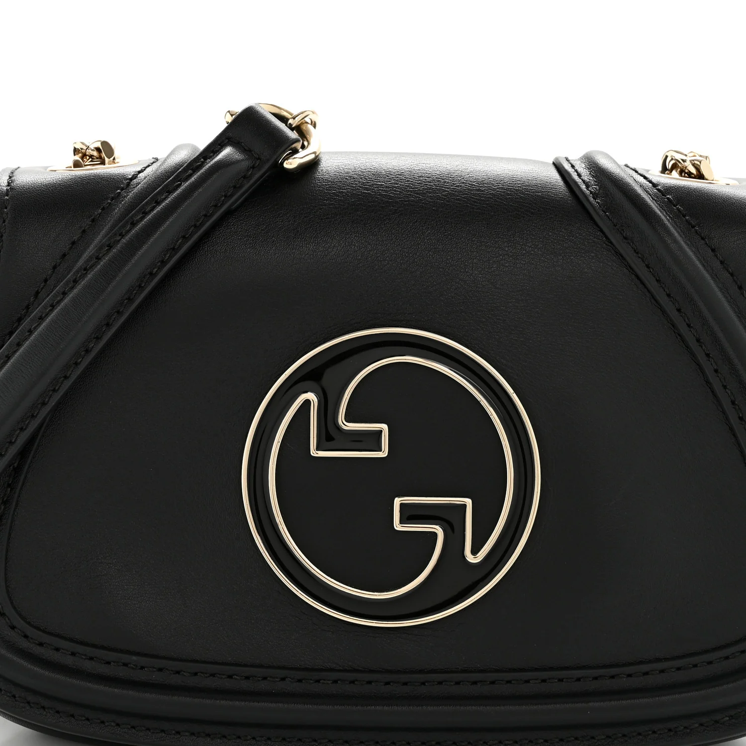 Calfskin Blondie Small Shoulder Bag Black - Image 7