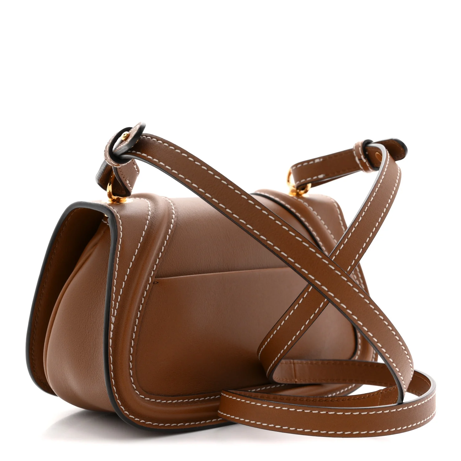 Calfskin Blondie Small Shoulder Bag Brown - Image 3