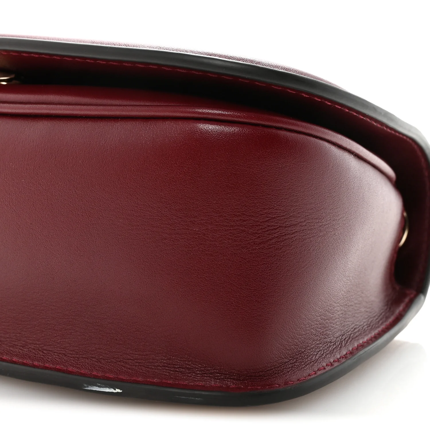 Calfskin Blondie Small Shoulder Bag Dark Red - Image 9
