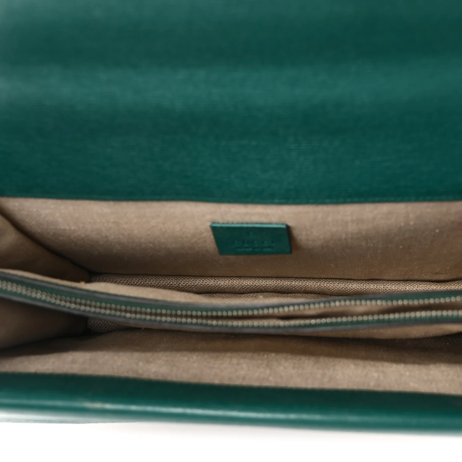 Calfskin Blooms Print Medium Dionysus Shoulder Bag Bright Emerald Multicolor - Image 5