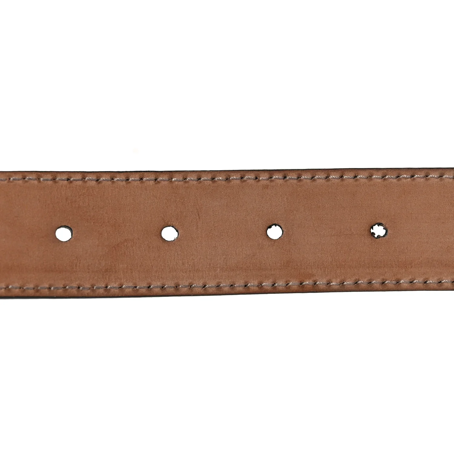 Calfskin Crystal Interlocking G 80 32 Belt Black - Image 3