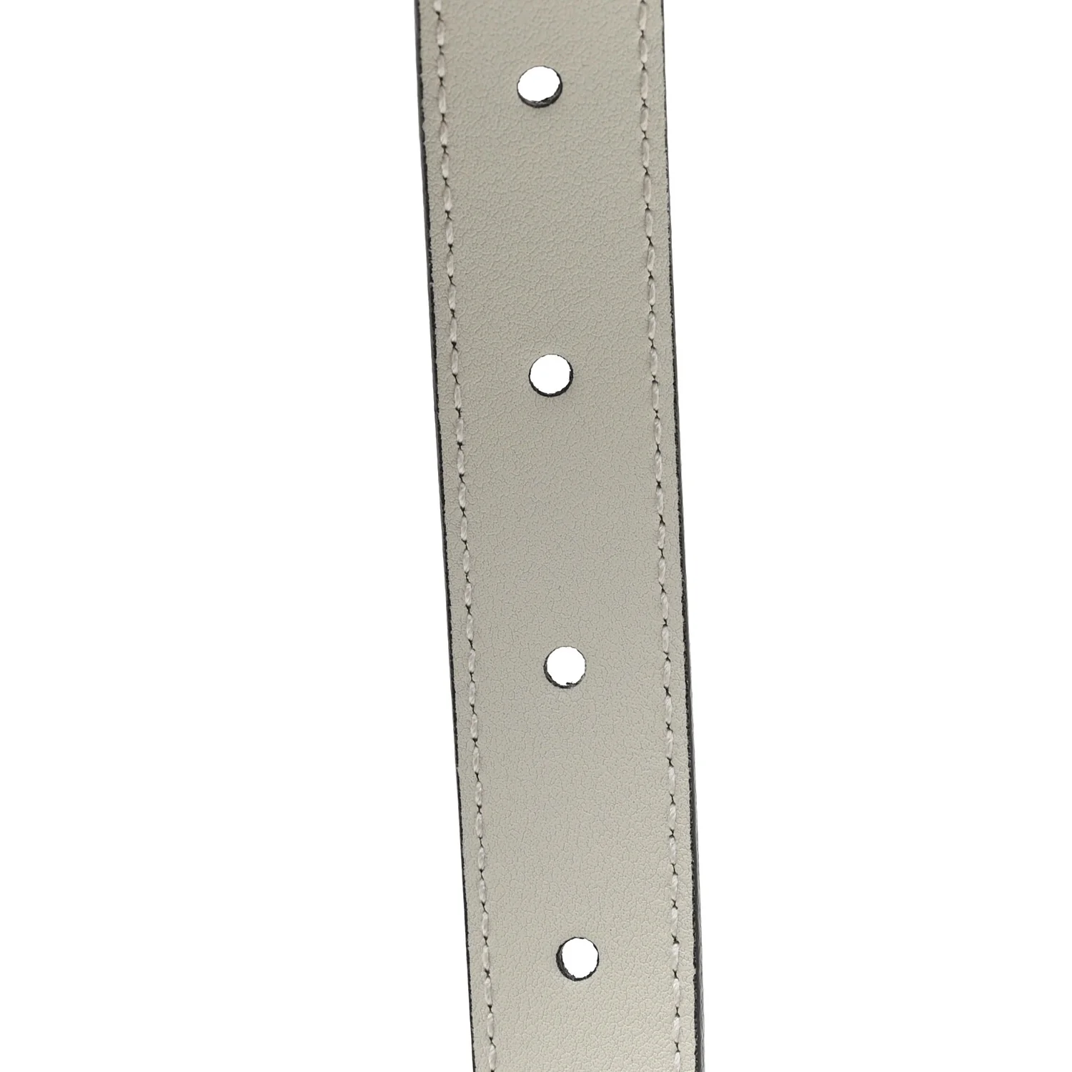 Calfskin Double G 20mm Belt 80 32 Mystic White - Image 4
