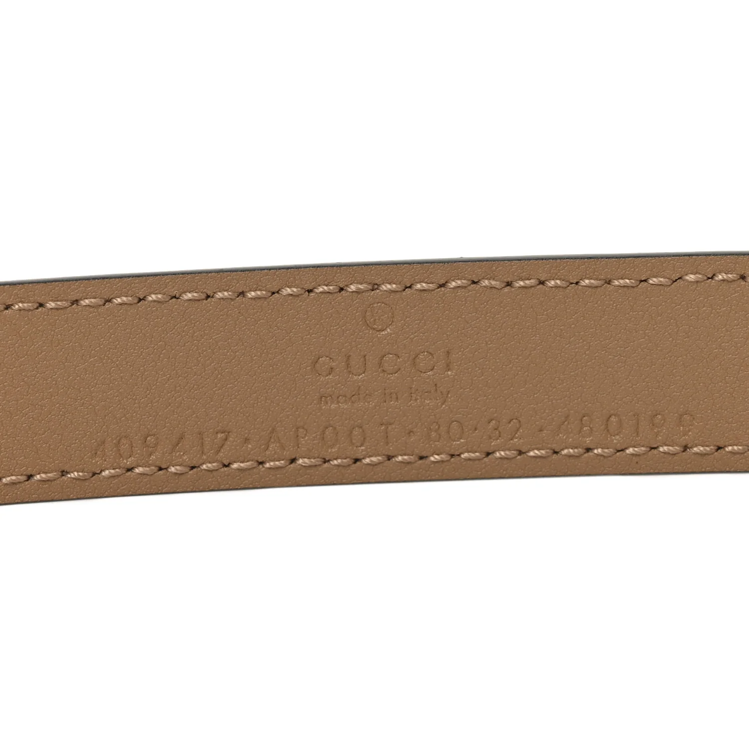 Calfskin Double G 20mm Belt 80 32 Porcelain Rose - Image 3