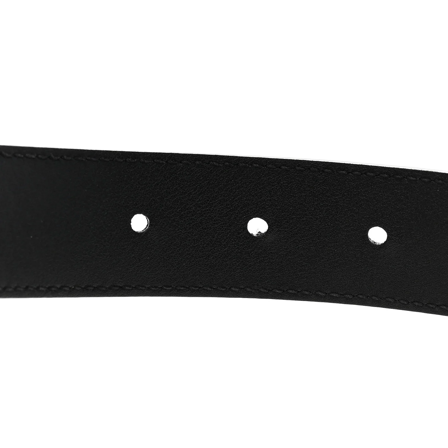 Calfskin Double G 30mm Belt 80 32 Black - Image 5