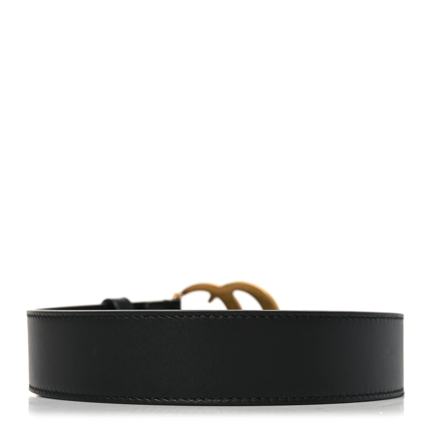 Calfskin Double G 30mm Belt 90 36 Black - Image 2