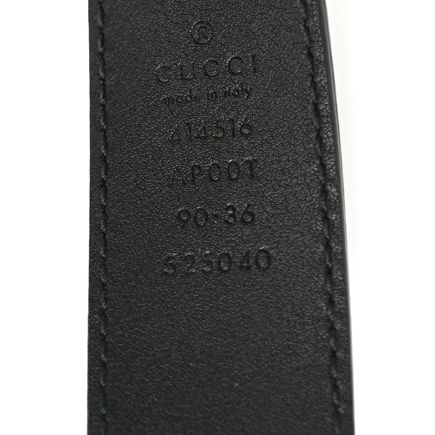 Calfskin Double G 30mm Belt 90 36 Black - Image 4