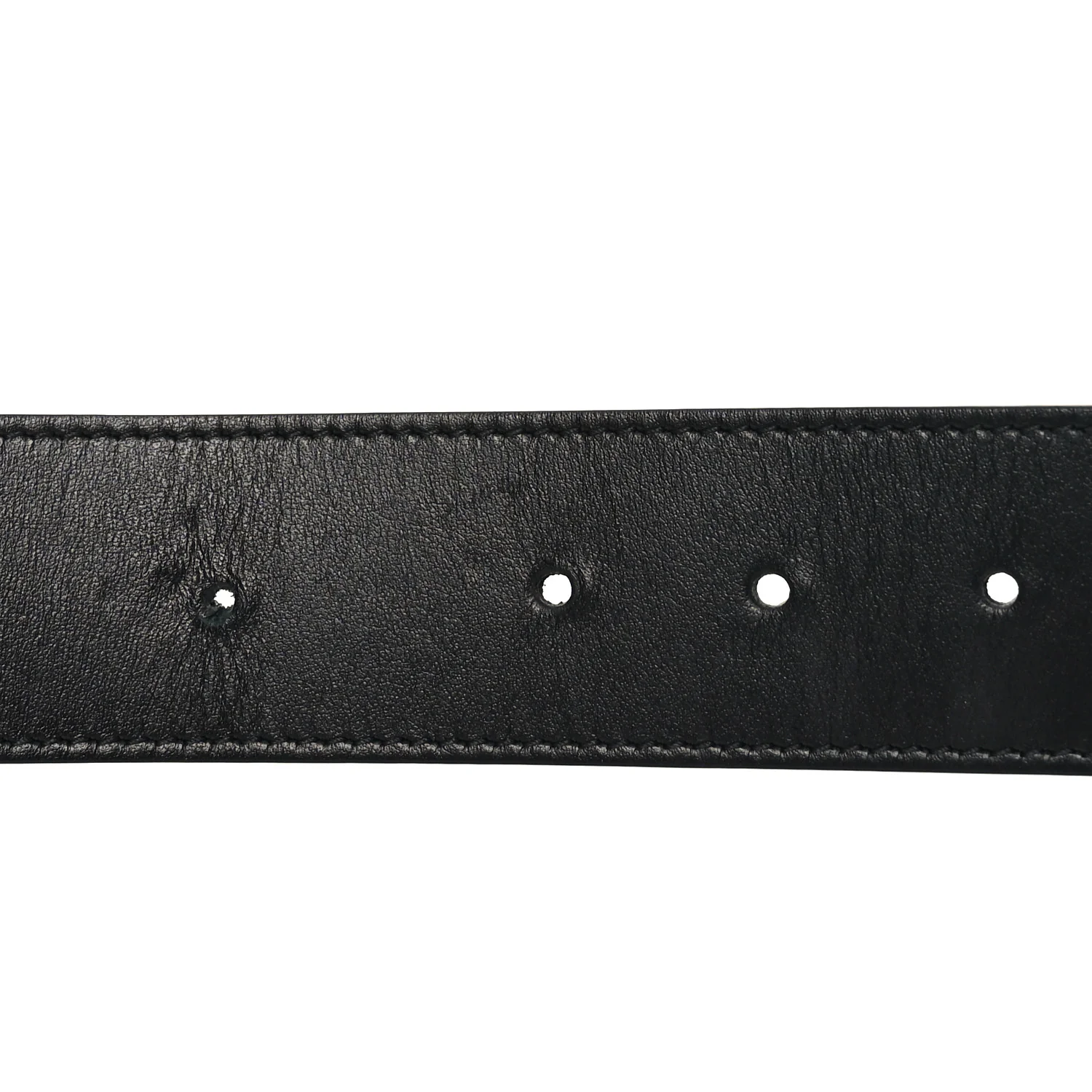 Calfskin Double G 40mm Belt 75 30 Black - Image 3