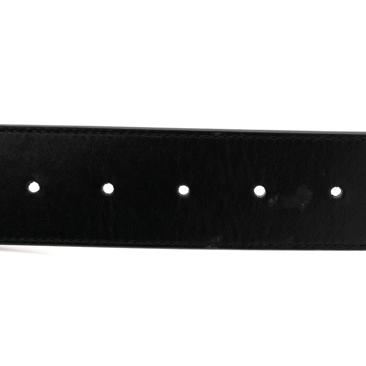 Calfskin Double G 40mm Belt 85 34 Black - Image 3