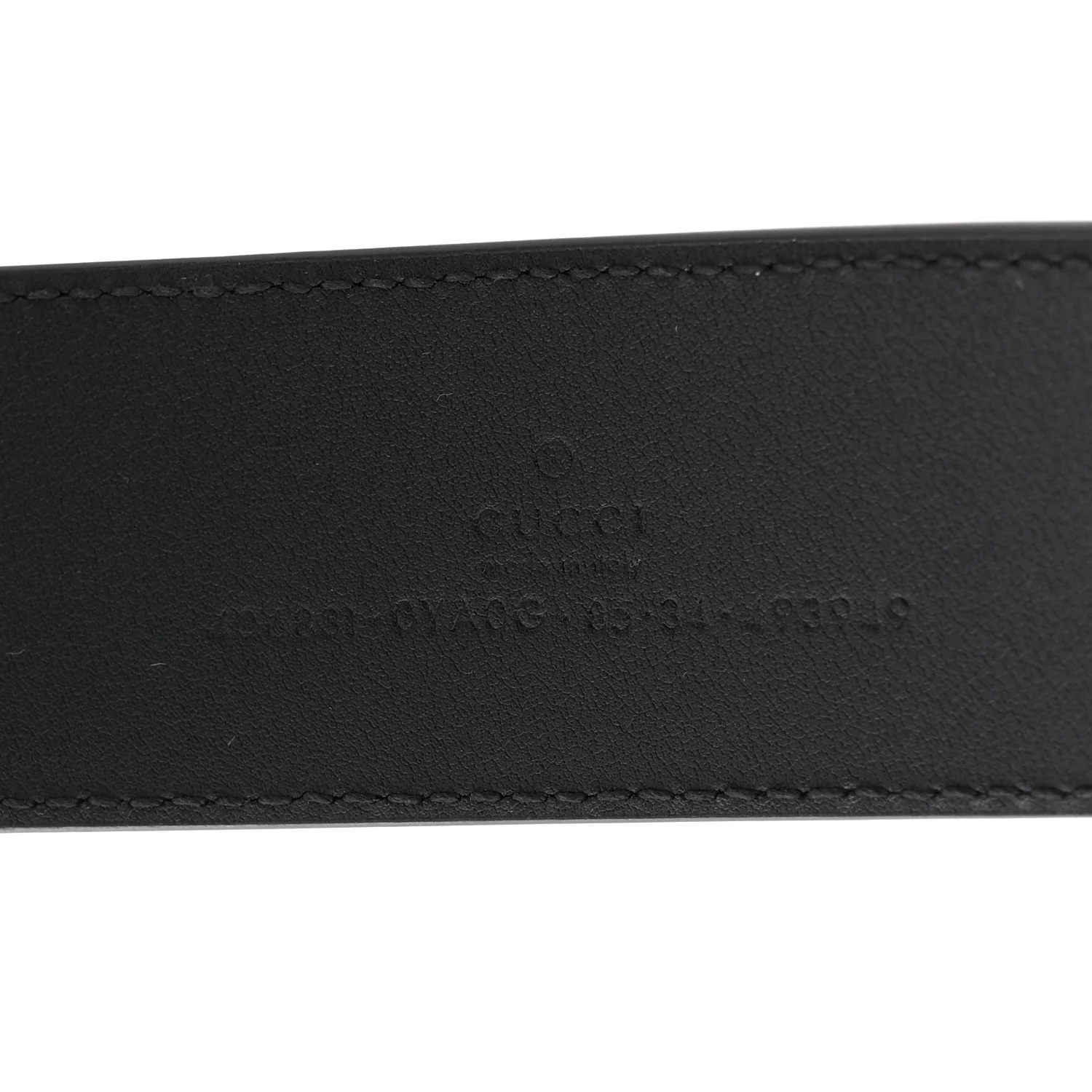 Calfskin Double G 40mm Belt 85 34 Black - Image 5
