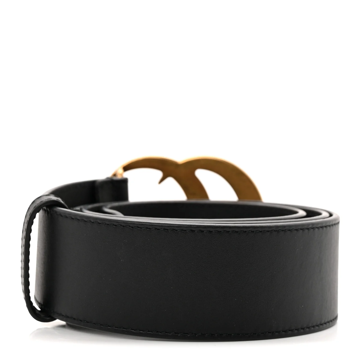 Calfskin Double G 40mm Belt 85 34 Black - Image 2