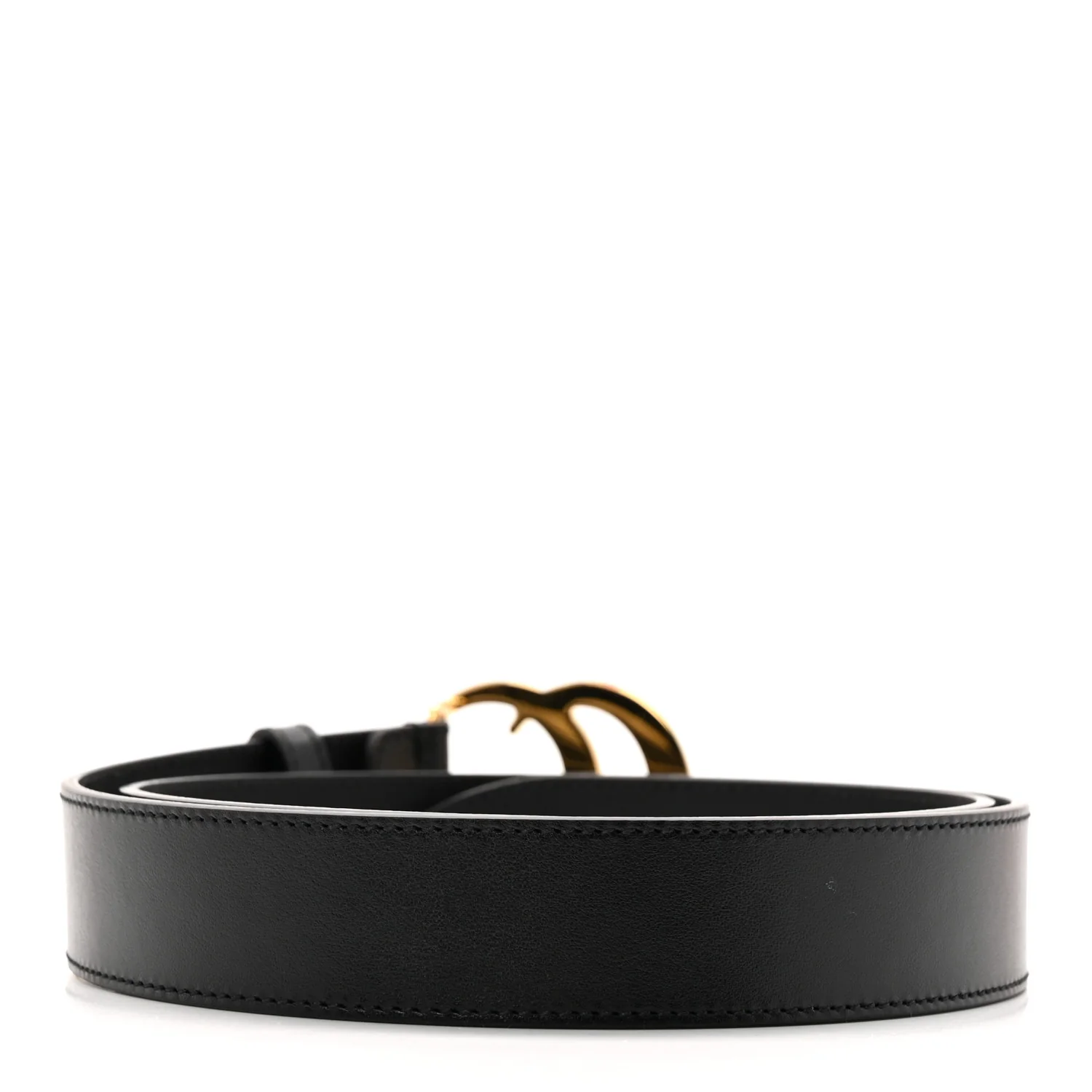 Calfskin Double G 40mm Belt 85 34 Black - Image 2
