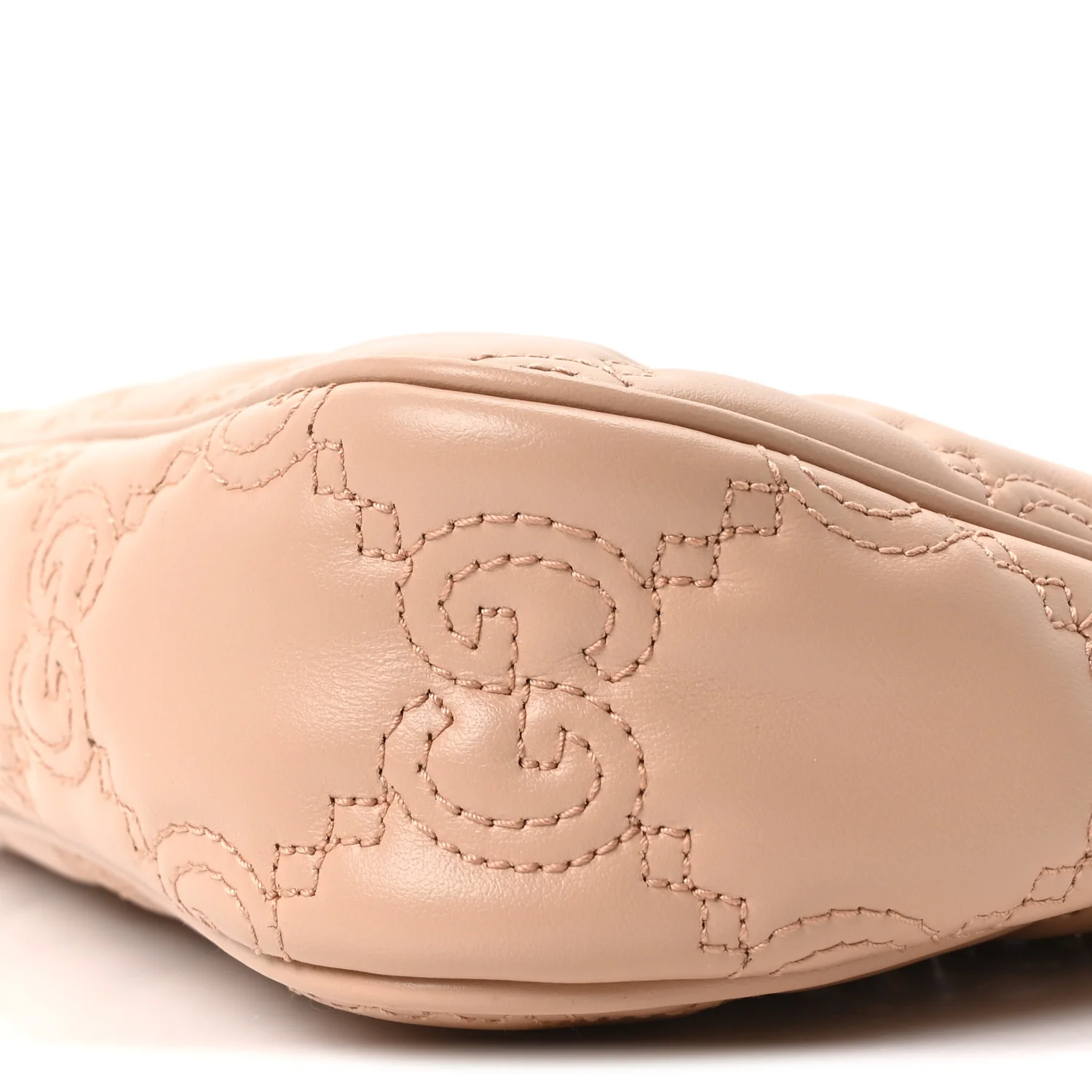 Calfskin GG Matelasse Chain Handbag Porcelain Rose - Image 10