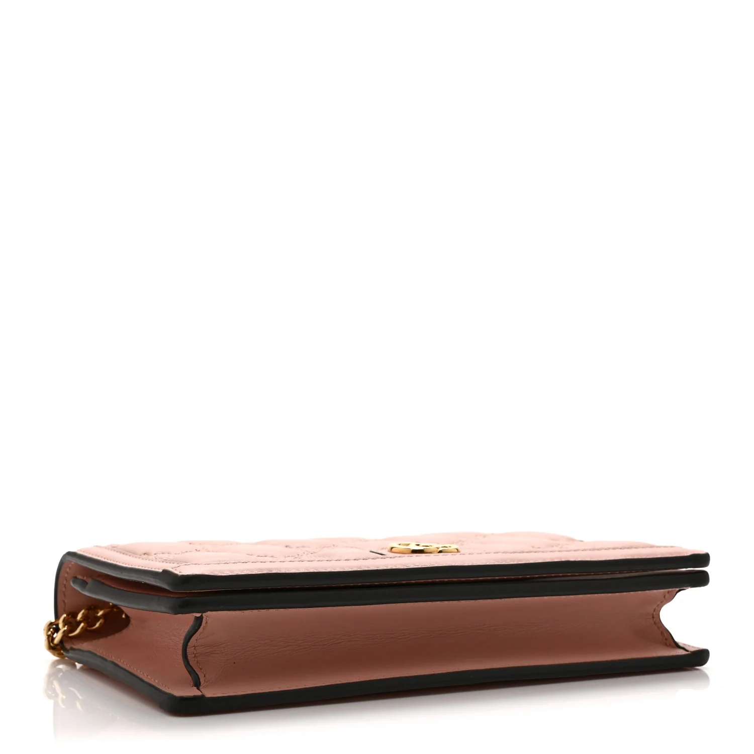 Calfskin GG Matelasse Chain Wallet Rhodamine Light Pink - Image 4
