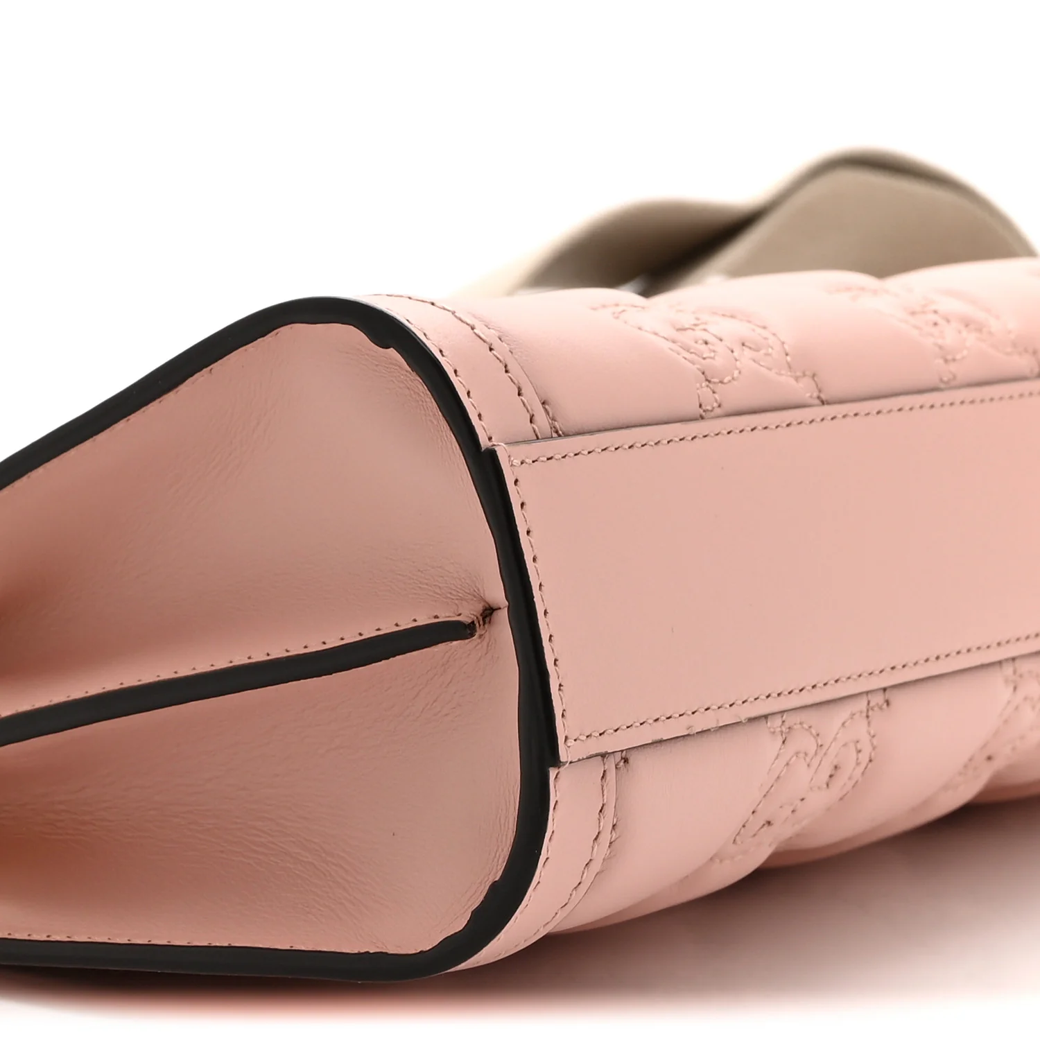 Calfskin GG Matelasse Small Slim Chain Shoulder Bag Perfect Pink Natural - Image 10