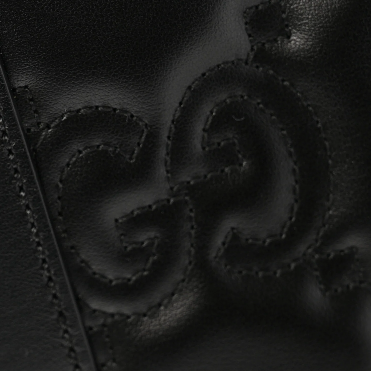 Calfskin GG Matelasse Tote Bag Black - Image 14