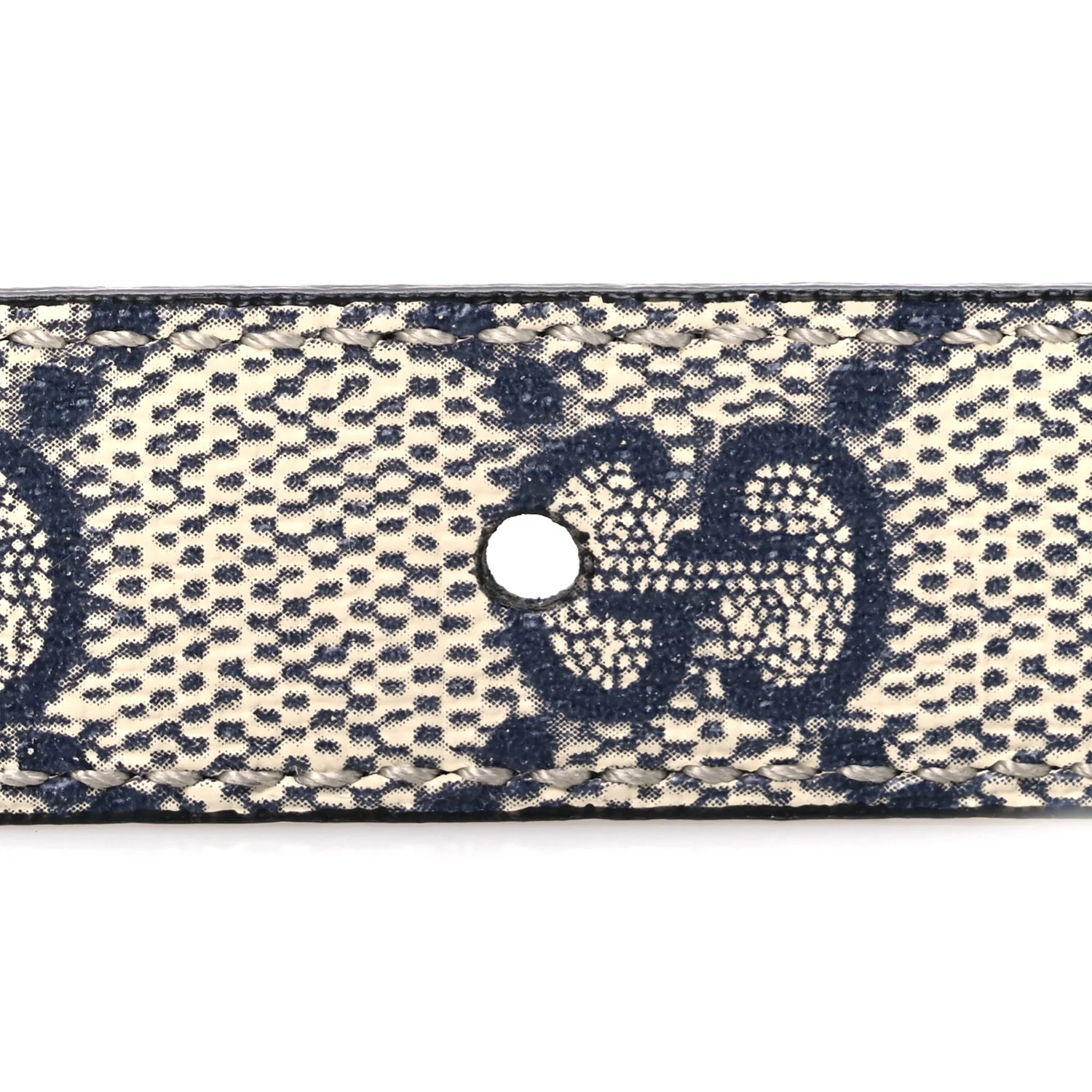 Calfskin GG Supreme Monogram Double G Reversible 20mm Belt 80 32 Beige Ebony Black - Image 3
